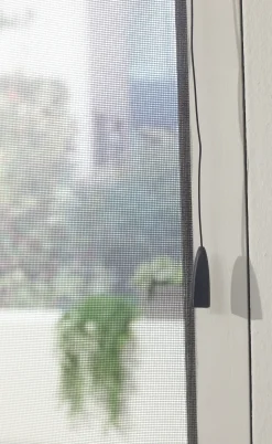 Cando Horgordijn Comfort - Grijs Profiel - Grijs Gaas - 95X235Cm-Brico Outlet