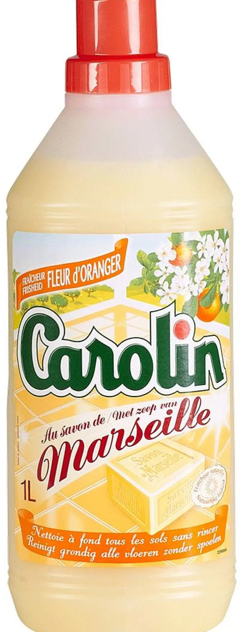 Brico Carolin Marseille Zeep Vloerreiniger Sinaasappelbloesem 1L