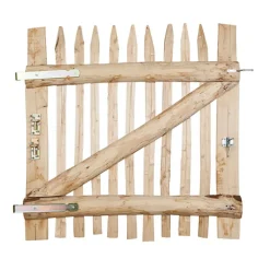 Cartri Tuinpoort Natuurlijk Kastanjehout 100X100Cm-Brico Outlet