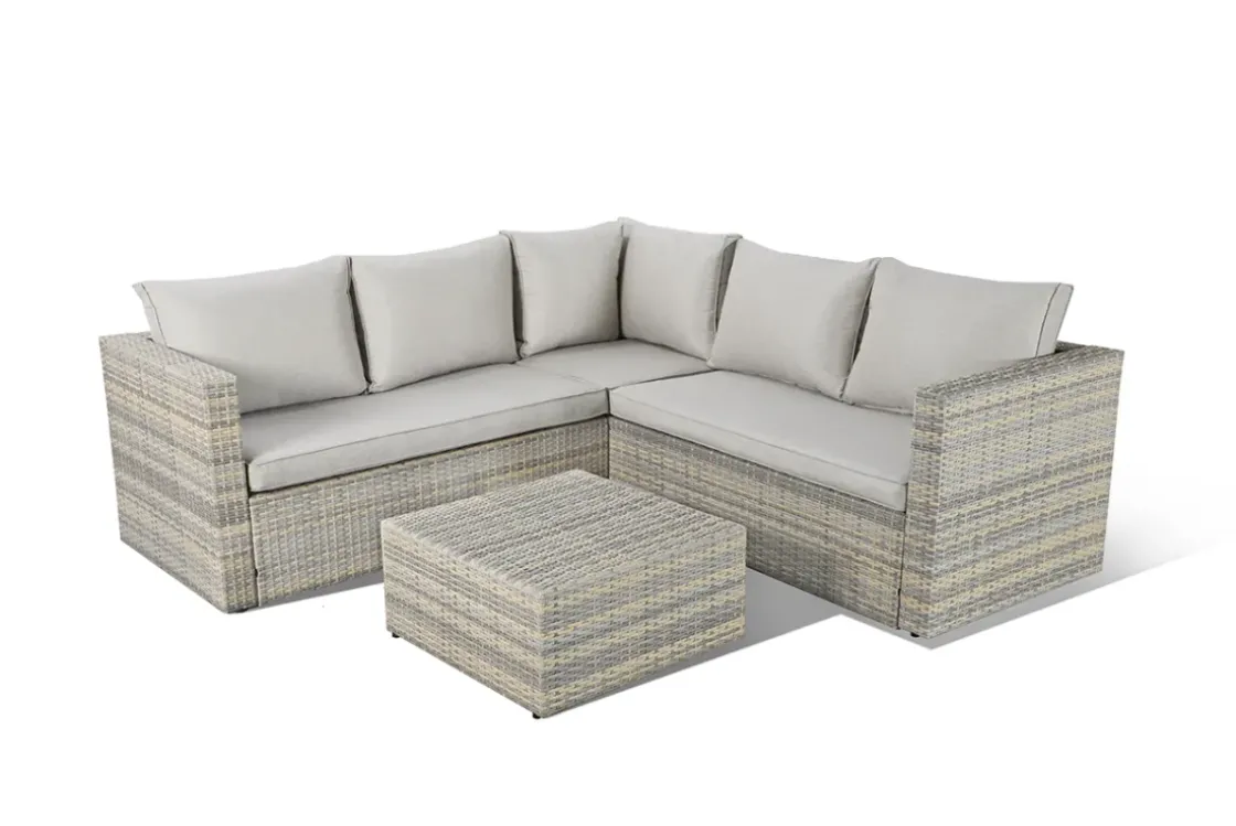 Central Park Alea Loungeset Taupe Staal/Canvas 3 Delig-Brico Sale