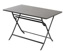 Central Park Bistrotafel Stacy Antraciet Staal 110X70Cm-Brico Sale