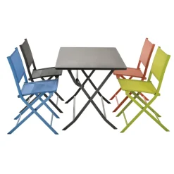 Central Park Bistrotafel Stacy Antraciet Staal 110X70Cm-Brico Sale