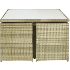 Central Park Dining Loungeset Capri Naturel 7-Delig-Brico Hot