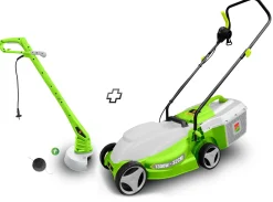 Brico Central Park Elektrische Grasmaaier 1300W 25L + Elektrische Grastrimmer 250W Best