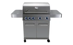 Central Park Gasbarbecue Pasadena Zilver 17Kw-Brico New