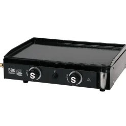 Central Park Gasbarbecue Bbq & Friends Plancha Zwart 5,3Kw 52X37,5Cm-Brico
