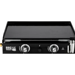 Central Park Gasbarbecue Bbq & Friends Plancha Zwart 5,3Kw 52X37,5Cm-Brico