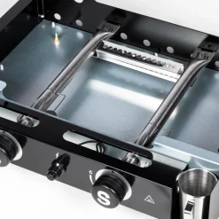 Central Park Gasbarbecue Bbq & Friends Plancha Zwart 5,3Kw 52X37,5Cm-Brico