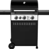 Central Park Gasbarbecue Salta Zwart 13,5Kw-Brico Clearance