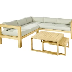 Central Park Hoekbank Loungeset Sorrento Acaciahout-Brico Discount