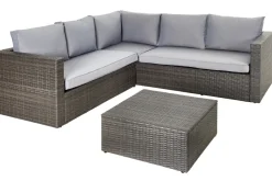 Central Park Hoekbank Loungeset Alea 3-Delig Staal Wicker-Brico Online