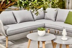 Central Park Ischia Aluminium/Textiel Loungeset 214X214Cm-Brico New