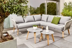 Central Park Ischia Aluminium/Textiel Loungeset 214X214Cm-Brico New