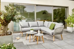 Central Park Ischia Aluminium/Textiel Loungeset 214X214Cm-Brico New