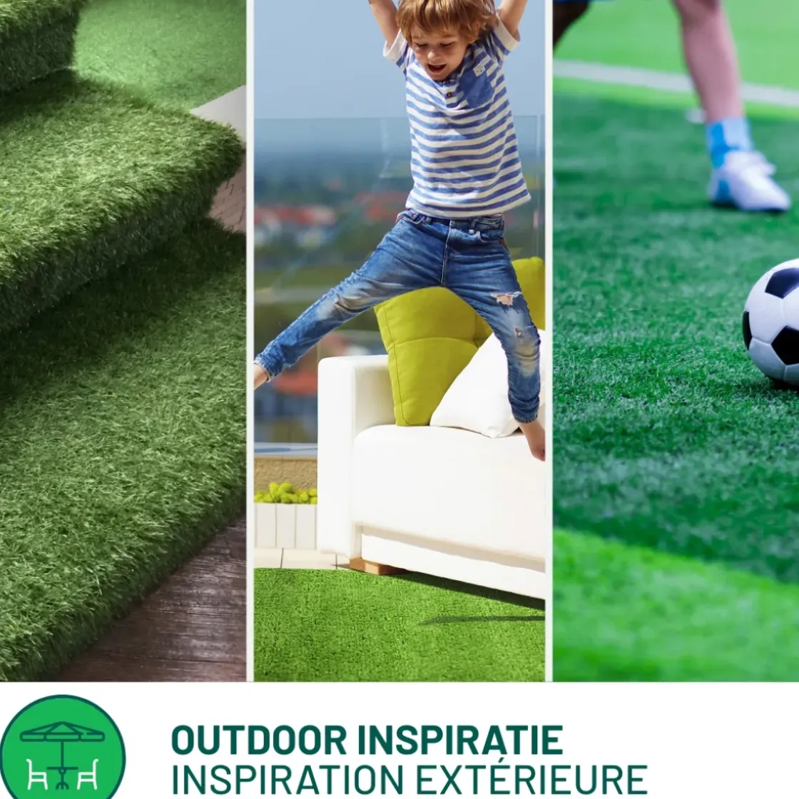 Central Park Luxury Kunstgras 30 Mm - 200X400 Cm-Brico Clearance