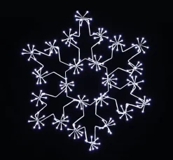 Brico Central Park Sneeuwvlok Kerstverlichting Koel Wit 82X72Cm Outlet