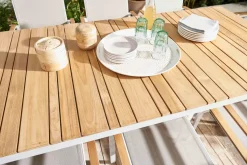 Central Park Tuinstoel Bonifacio Stapelbaar Aluminium/Textileen Taupe-Brico Discount