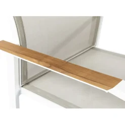 Central Park Tuinstoel Bonifacio Stapelbaar Aluminium/Textileen Taupe-Brico Discount