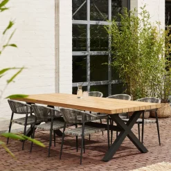 Central Park Tuinstoel Collioure Aluminiuim/Wicker 60X56,5X78Cm-Brico Sale