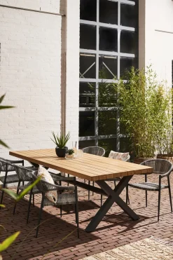 Central Park Tuinstoel Collioure Aluminiuim/Wicker 60X56,5X78Cm-Brico Sale