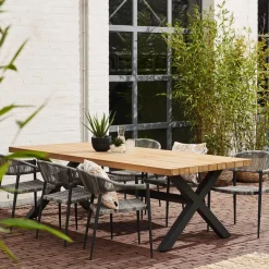 Central Park Tuinstoel Collioure Aluminiuim/Wicker 60X56,5X78Cm-Brico Sale