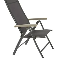 Central Park Tuinstoel Dafne Verstelbaar Aluminium Textileen Antraciet-Brico New