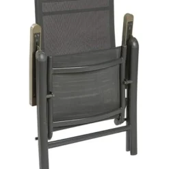 Central Park Tuinstoel Dafne Verstelbaar Aluminium Textileen Antraciet-Brico New