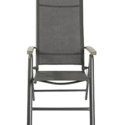 Central Park Tuinstoel Dafne Verstelbaar Aluminium Textileen Antraciet-Brico New