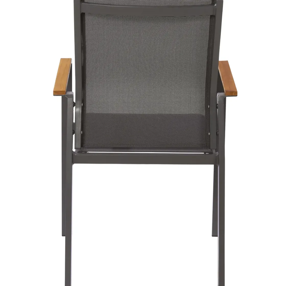Central Park Tuinstoel Limoux Stapelbaar Antraciet Textileen/Teakhout-Brico Clearance