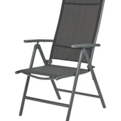 Central Park Tuinstoel Palma Verstelbaar Antraciet/Zwart-Brico Online