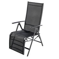 Central Park Tuinstoel Palma Verstelbaar Aluminium/Textileen Antraciet-Brico Sale