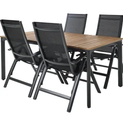 Central Park Tuinstoel Verstelbaar Guillermo Antraciet-Brico New