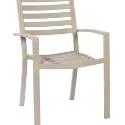 Central Park Tuinstoel Vina Aluminium Grijs-Brico Sale