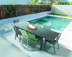 Central Park Tuinstoel Vina Aluminium Antraciet-Brico Online