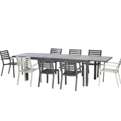 Central Park Tuinstoel Vina Aluminium Antraciet-Brico Online
