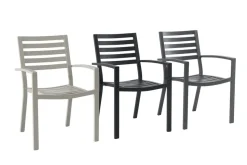 Central Park Tuinstoel Vina Aluminium Antraciet-Brico Online