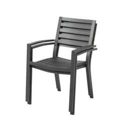 Central Park Tuinstoel Vina Aluminium Antraciet-Brico Online