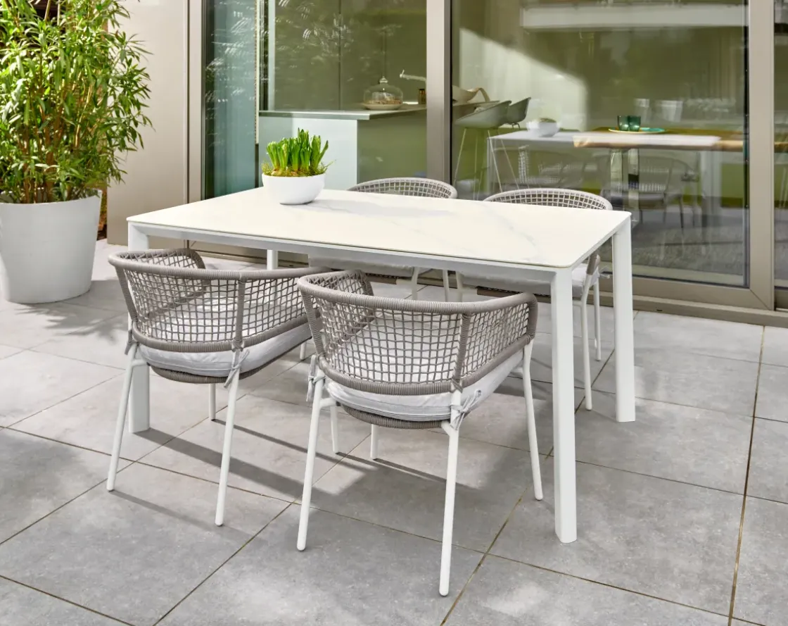 Central Park Tuintafel Ciotat Aluminium/Glas 160X90Cm-Brico Hot