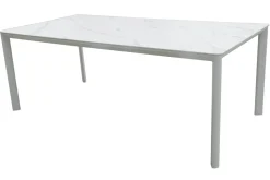 Central Park Tuintafel Ciotat Keramiek Glas/Aluminium Verstelbare Poten 205X100X75Cm-Brico New