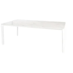 Central Park Tuintafel Ciotat Keramiek Glas/Aluminium Verstelbare Poten 205X100X75Cm-Brico New