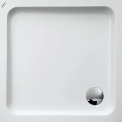 Brico Ceravid Bathline Classic Receveur De Douche En Acrylique 80X80X6 Cm