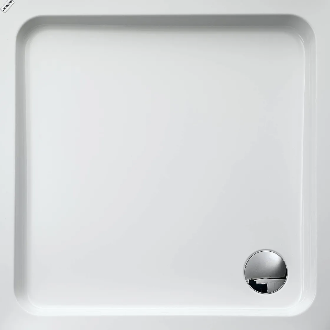 Brico Ceravid Bathline Classic Acryl Douchebak 90X90X6Cm Hot