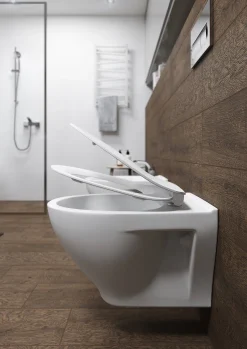 Brico Cersanit Hangtoilet Moduo Wit | Soft-Close & Quick Release Toiletzitting | Randloos Toiletpot