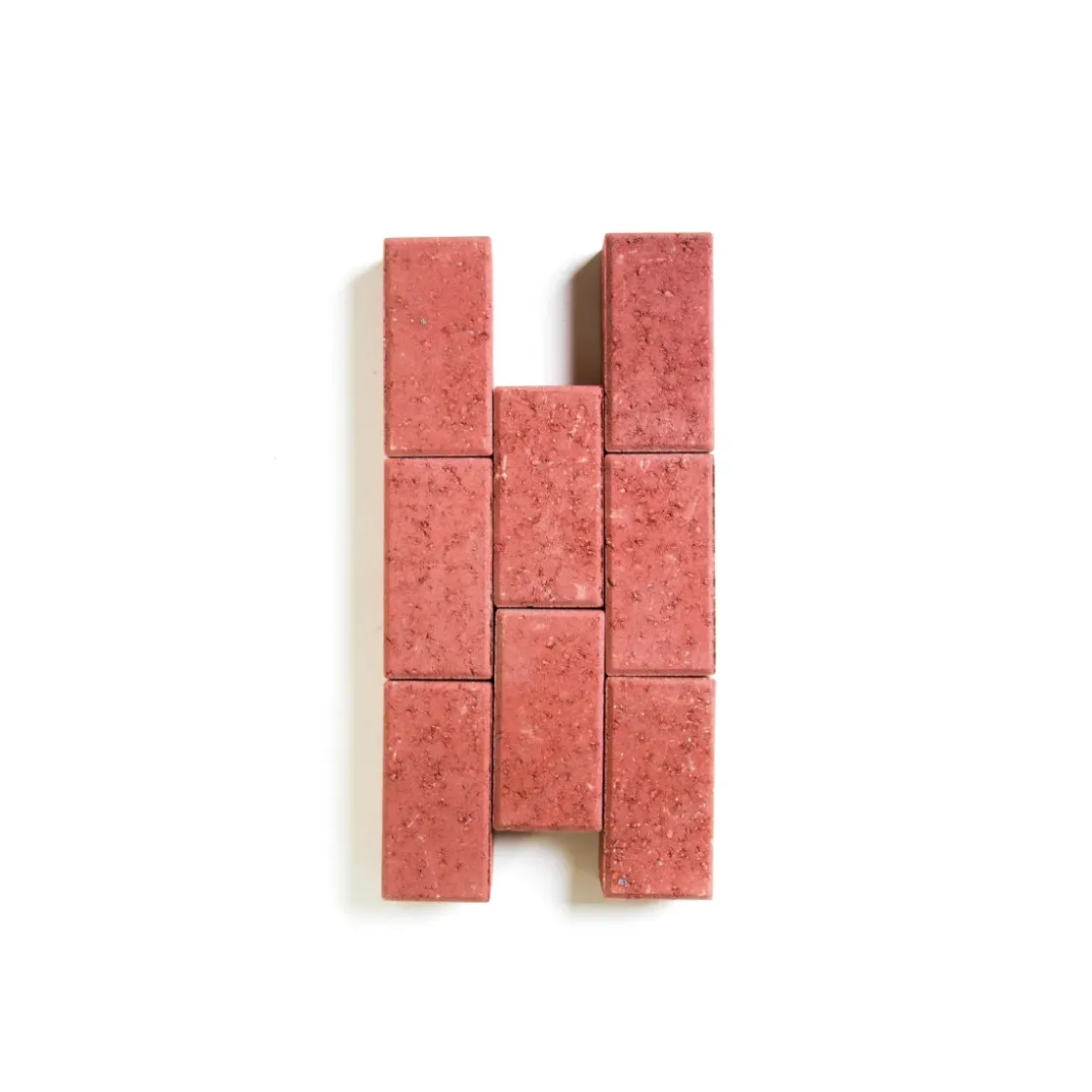 Cobo Garden Betonstraatsteen Rood Facetrand 22X11X5Cm-Brico Online