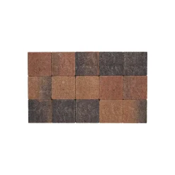 Coeck Kassei Bruin-Zwart In-Line Getrommeld 15X15X6Cm-Brico Hot