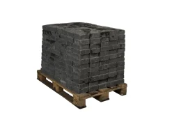 Coeck Kassei Zwart Getrommeld 15X15X6Cm 420 Stuks + Palet 3004837-Brico Outlet