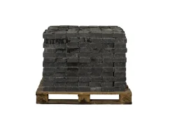 Coeck Kassei Zwart Getrommeld 15X15X6Cm 420 Stuks + Palet 3004837-Brico Outlet