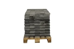 Coeck Kassei Zwart-Grijs Getrommeld 15X15X4Cm 630 Stuks + Palet 3004837-Brico