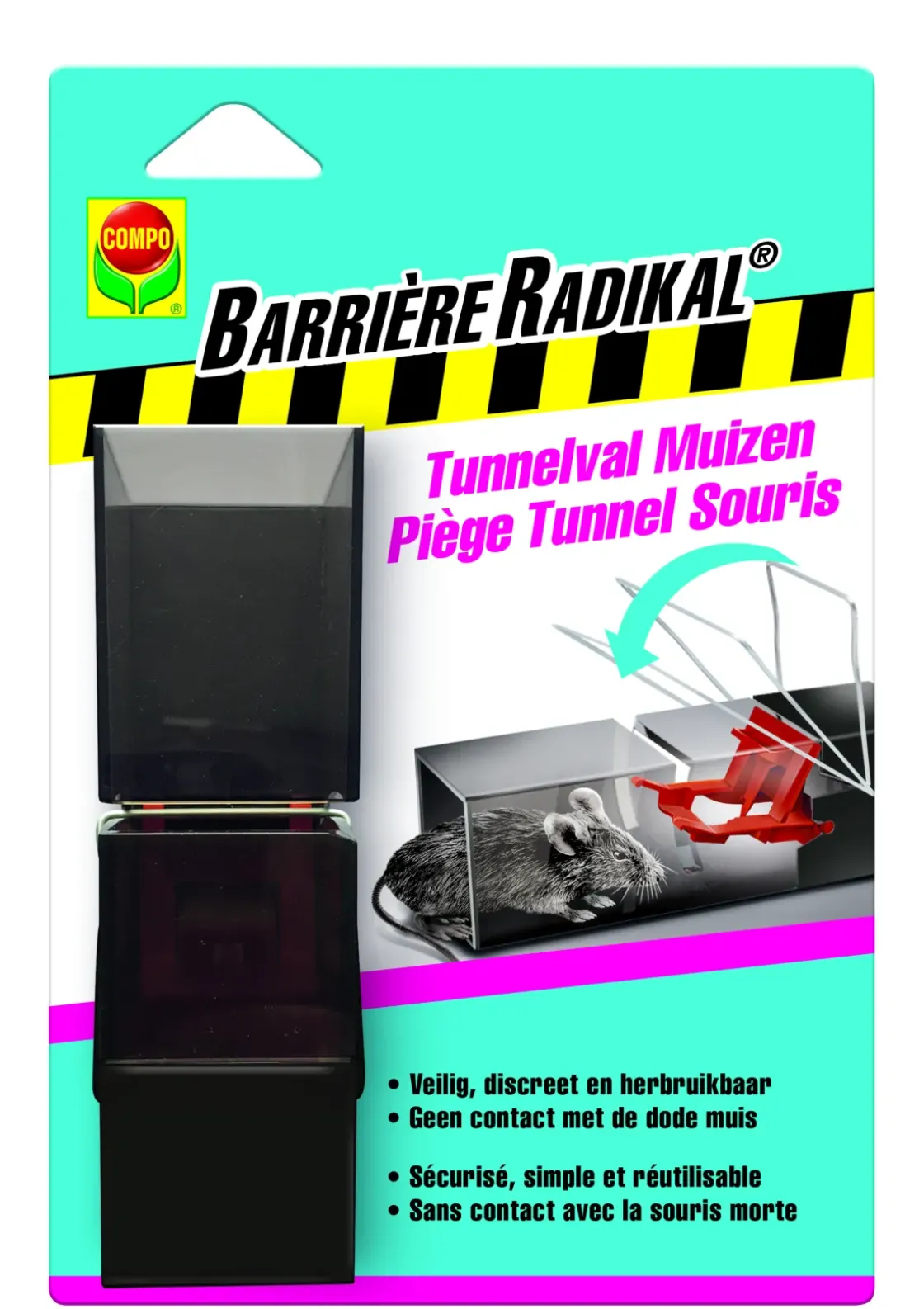 Compo Barriere Radikal Tunnelval Muizen 1 Stuk-Brico Clearance