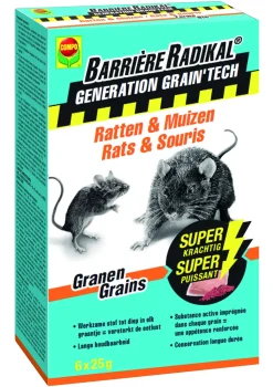 Compo Muizen En Ratten Lokaas Barriere Radikal Generation Grain'Tech 150G-Brico Online
